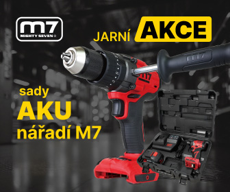 Jarní akce na akumulátorové nářadí Mighty Seven